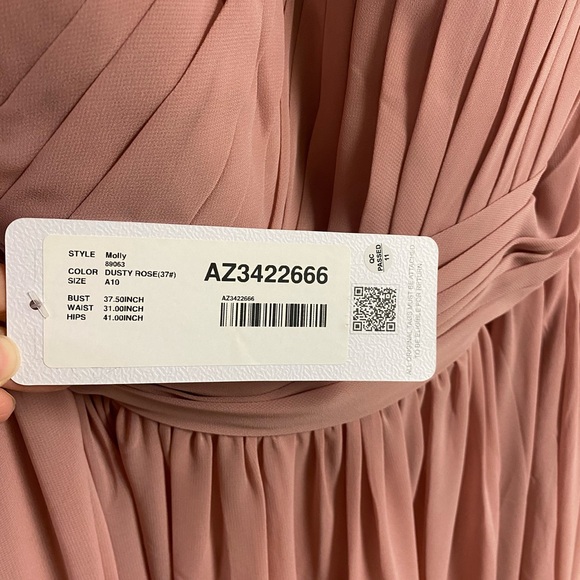 NWT Azazie Molly Bridesmaids Dress - Picture 3 of 3